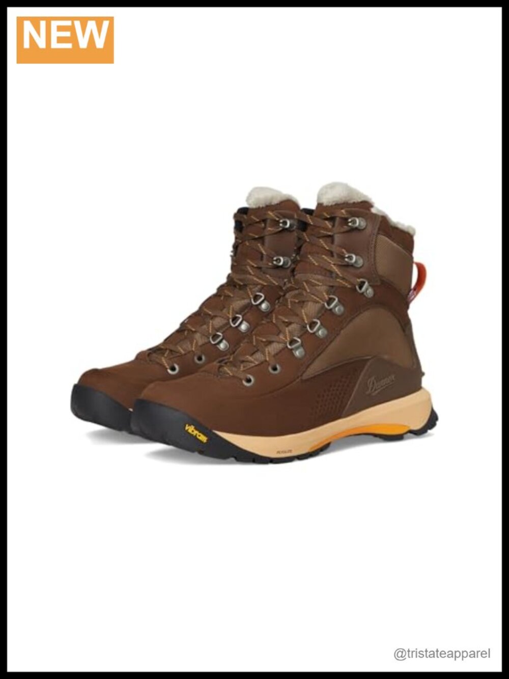 Danner Women's Waterproof Hiking Boots Insulated Suede Leather Lace-Up